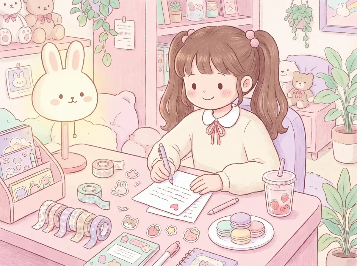 糖心视频 糖果工坊 - 手写情书贴纸制作